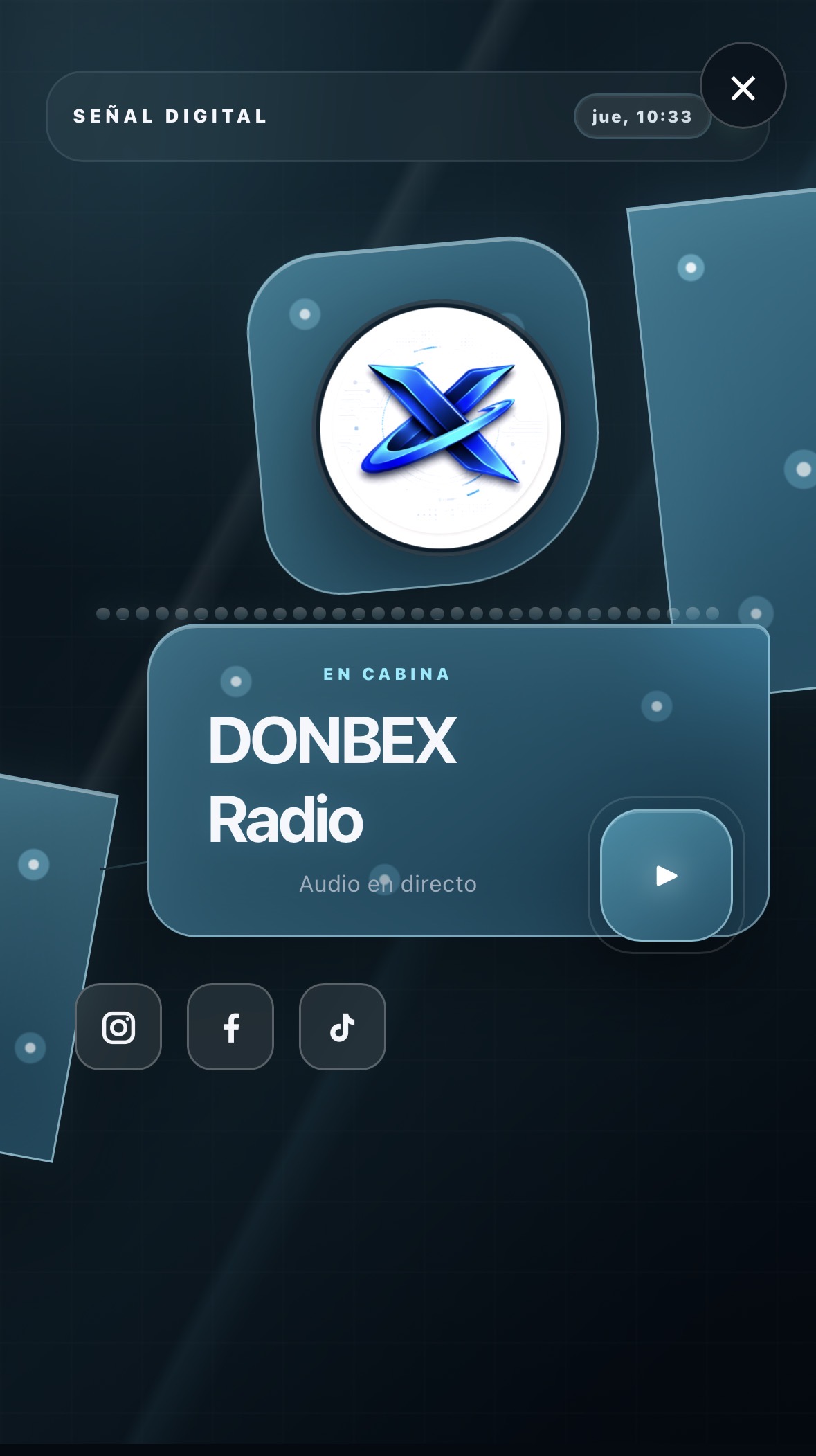 Ejemplo Glass de Radio App